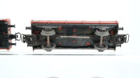 Märklin H0 Konvolut 2 Silowagen "Braunkohlenstaub, Quarz Werke", 2 Niederbordwagen, 1 Rungenwagen DB (Abbrüche)