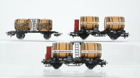 Märklin H0 Konvolut 1 Weinfasswagen...