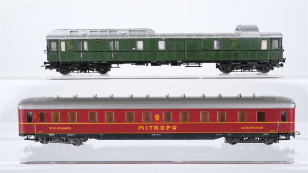 Liliput H0 Konvolut Postwagen, Schlafwagen Mitropa/DRG