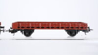 Unbekannt H0 Konvolut 3 Niederbordwagen, 1 Hochbordwagen DR/u.a.