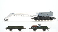 Fleischmann H0 Konvolut 1 Kranwagen...