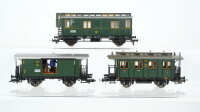 Fleischmann H0 Konvolut 1 Packwagen mit Figuren, 1...