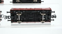 Roco H0 Konvolut 1 Klappdeckelwagen, 2 Hochbordwagen. 1 Niederbordwagen DB " (Abbruch)