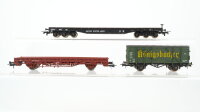 Roco H0 Konvolut 1 Schwerlastflachwagen "United...