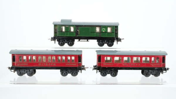 Trix H0 Konvolut Gepäckwagen, Schlafwagen, Speisewagen Mitropa/u.a.
