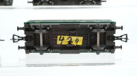 Fleischmann H0 Konvolut 4 Personenwagen 2. Kl., 2 Packwagen DB/K.P.E.V.