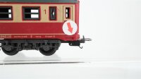 Lima H0 Konvolut 1 Personenwagen 1 Kl. rot/beige, 2...