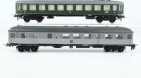 Unbekannt H0 Konvolut Personenwagen 1. Kl., 2 Personenwagen 2. Kl., Speisewagen Mitropa/DB/DR (Abbrüche)