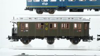 Roco H0 Konvolut Abteilwagen 2. Kl. 4-achsig, 2 Personenwagen 2./3. Kl 3-achsig, Abteilwagen 4-achsig DRG/NS