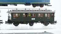 Roco H0 Konvolut Abteilwagen 2. Kl. 4-achsig, 2 Personenwagen 2./3. Kl 3-achsig, Abteilwagen 4-achsig DRG/NS