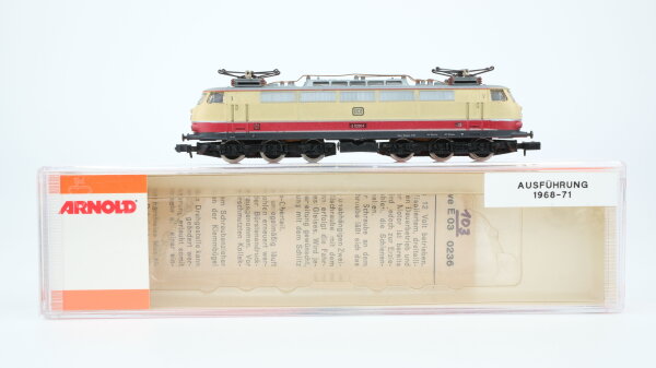 Arnold N 0236 E-Lok BR E 03 004 DB (1 Puffer defekt)