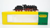 Minitrix N 51 2028 00 Dampflok mit Tender BR 24 052 DRG...