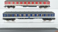 Lima H0 Konvolut 3 Abteilwagen 1. Kl. (rot, blau,...