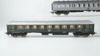 Lima H0 Konvolut 3 Abteilwagen 1. Kl. (rot, blau, grün), Abteilwagen 2. Kl. (blau), Steuerwagen (silber) DB (Abbrüche)
