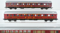 Lima H0 Konvolut 2 Speisewagen 4-achsig, 2 Schlafwagen 4-achsig DSG (Abbrüche und Farbabplatzer)
