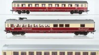 Lima H0 Konvolut Abteilwagen 2. Kl., Abteilwagen 1. Kl., Personenwagen 1. Kl., Speisewagen DB
