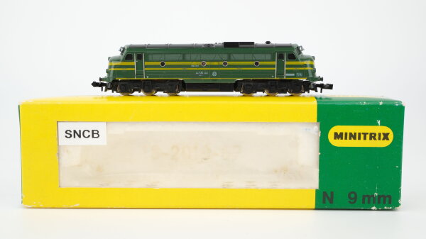 Minitrix N 2019 Diesellok Nohab BR 204.007 SNCB Gleichstrom