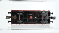 Trix H0 Konvolut 3 Niederbordwagen mit Planendach "Trix", 2 offene Güterwagen, gedeckter Güterwagen mit Bremserhaus DB/DR
