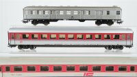 Märklin H0 Konvolut Reisezugwagen 1. Kl., Abteilwagen IC 1. Kl., Reisezugwagen Silberling 2. Kl. DB