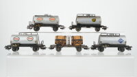 Märklin H0 Konvolut 4 Tankwagen (BP, Aral, Esso),...