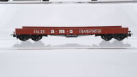 Unbekannt H0 Konvolut 2 Selbstentladewagen "OHU", Flachwagen "a.m.s." DB