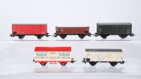 Piko H0 Konvolut 3 gedeckte Güterwagen...