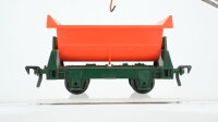 Unbekannt H0 Konvolut 4 Kipploren 2-achsig, 2 Kranwagen 3-achsig DB/u.a. (z.T. bemalt)