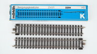 Märklin H0 2291 2x Übergangsgleis K/M 1/1 180...