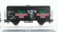 Märklin H0 Konvolut "Hannen Brauerei" 4 Bierwagen "Hannen Alt, Tuborg, Carlsberg Elephanten Beer, Tuborg Weihnachts-Pilsener" DB