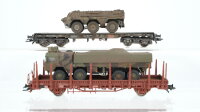 Roco H0 Konvolut "Militär" 1 Rungenwagen...