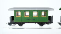 Liliput H0e Konvolut 5 Personenwagen, 1 Packwagen