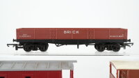 Tri-ang H0 Konvolut 1 Hochbordwagen "BRICK", 1...