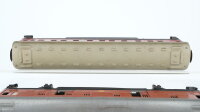 Märklin H0 Konvolut 2 Personenwagen "Touropa 346/6" blau, 1 Schlafwagen "DSG 346/3", 1 Packwagen "SJ" braun