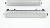 Märklin H0 Konvolut 2 Personenwagen "Touropa 346/6" blau, 1 Schlafwagen "DSG 346/3", 1 Packwagen "SJ" braun