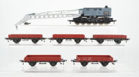 Fleischmann H0 Konvolut 1 Kranwagen...