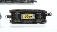 Unbekannt H0 Konvolut 2 Kesselwagen grau, 2 Güzterzugbegleitwagen grün 1 Packwagen "Ansbach" SBB-CFF/DB/u.a.