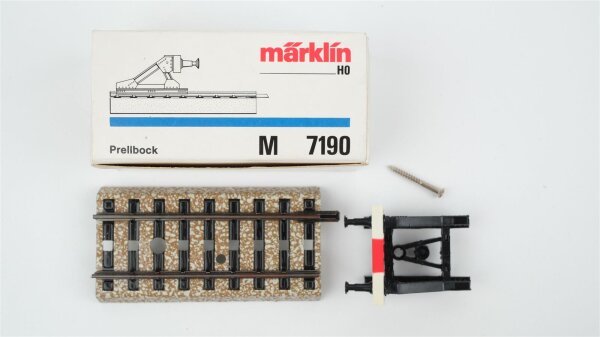 Märklin H0 7190 Prellbock (in OVP weiß)