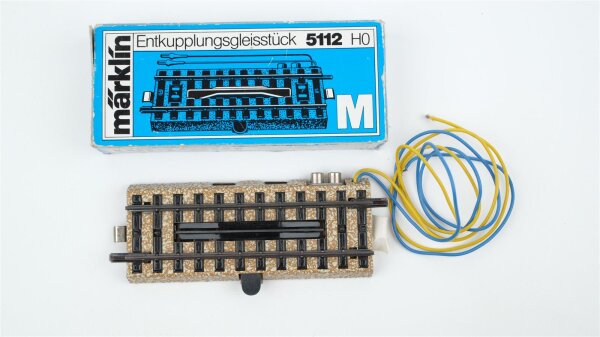 Märklin H0 5112 Entkupplungsgleis (in OVP blau)
