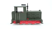 Roco H0e Diesellok grün (1 Kupplung fehlt)