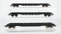 Lima H0 Konvolut 3 Sattelzug-Transportwagen ohne LKW