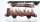 Fleischmann H0 Konvolut 1 Flachwagen für Sattelzug 3-achsig, 1 Hochbordwagen, 1 Nieder bordwagen mit Ladung "Radreifen", 1 Niederbordwagen mit Bremserhaus und Figuren (Eigenbau) DR/K.Sächs.Sts.E.B.