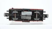 Unbekannt H0 Konvolut  gedeckter Güterwagen mit Bremserhaus "Löwenbräu", gedeckter Güterwagen, Schienenreinigungswagen/Tankwagen DB/BBÖ