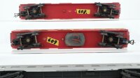 Unbekannt H0 Konvolut 2 Abteilwagen 4-achsig, Personenwagen Silberling 1. Kl. SNCF/u.a.