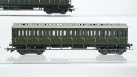 Liliput H0 Konvolut Abteilwagen 3. Kl., Abteilwagen 3. Kl. mit Bremserhaus, Personenwagen 3. Kl. DR/u.a. (Abbrüche)