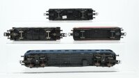 Unbekannt H0 Konvolut Personenwagen 2. Kl. 4-achsig, Personenwagen 2-achsig, Schienenbus, Gepäckwagen DB/DR