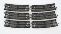 Märklin H0 24315 Gebogenes Gleis R3 = 515 mm 15° (6 Stk. in OVP)