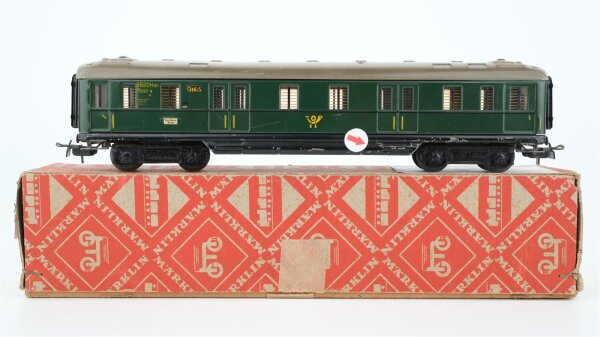 Märklin H0 346/5 Reisezugwagen Post 4ü der DB (Raute OVP)