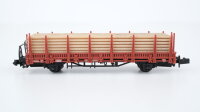 Arnold N 4475 Rungenwagen Ladung: Schnittholz Kbs 442 DB