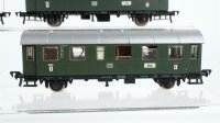 Fleischmann H0 Konvolut 2 Personenwagen 1.Kl., Personenwagen 3.Kl., Packwagen, Postwagen Personenzugbegleitwagen DB/u.a. (Abbruch)