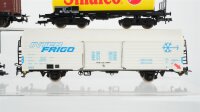 Piko H0 Konvolut Kesselwagen "Sinalco" Kühlwagen "InterFrigo" Hochbordwagen gedeckter Güterwagen mit Bremserhaus "Post-Brauerei" DB/DR (Abbruch)